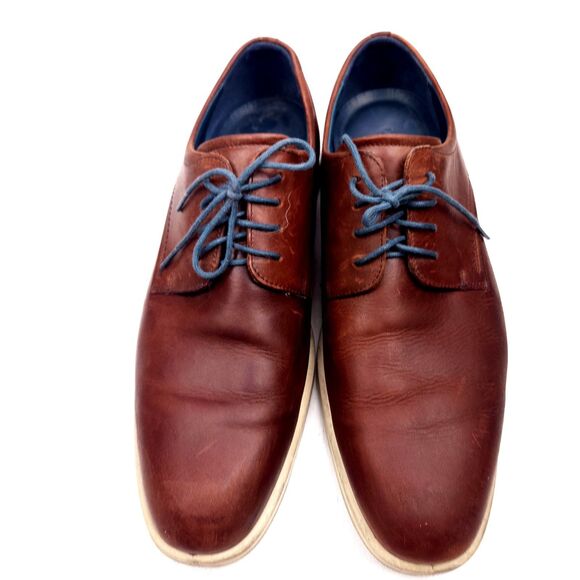 ECCO Shoes Mens US 12-12.5 EU 46 Jared Tie Moonless Brown Comfort Loafers Dress main image 8